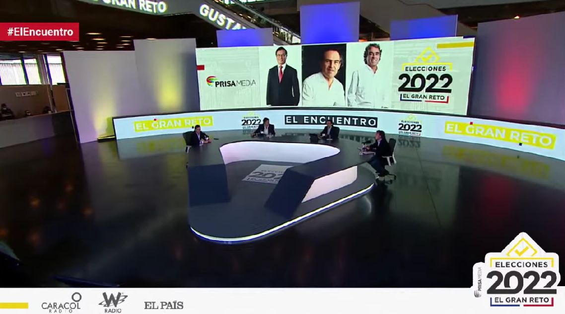 Un debate presidencial pobre. Aquí Gustavo Petro asumió una posición trumpista.