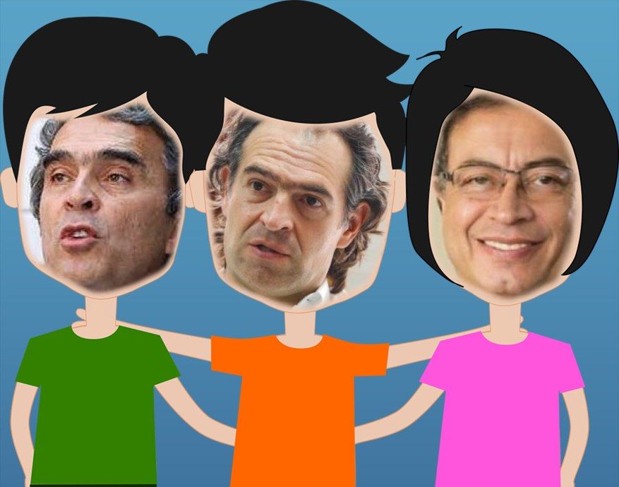 Petro, Fico y Fajardo, los candidatos de la izquierda, la derecha y el centro