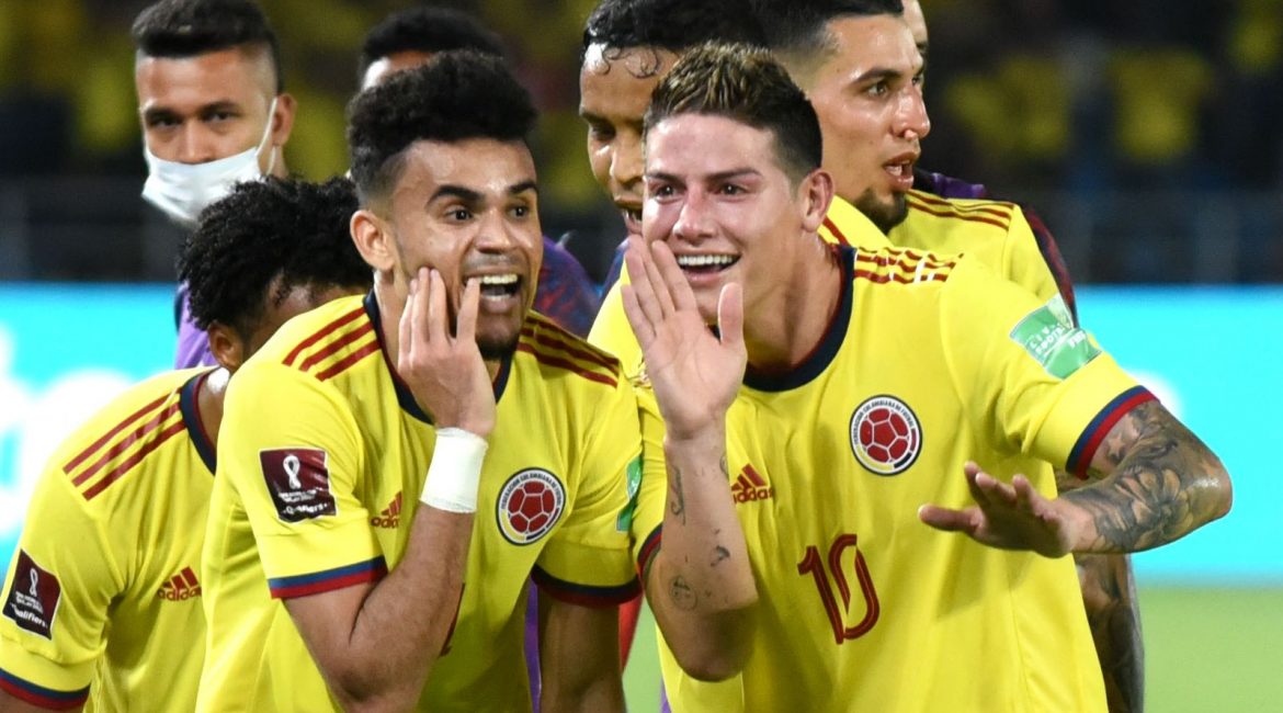 James Rodriguez y Luis Díaz se constituyen en la esperanza de la selección Colombia para conducirla a la victoria en Puerto Ordaz.
