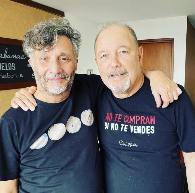 Fito Páez y Rubén Blades, dos monstruos de dos géneros diferentes: rock y salsa. ¿Dónde están los salseros?