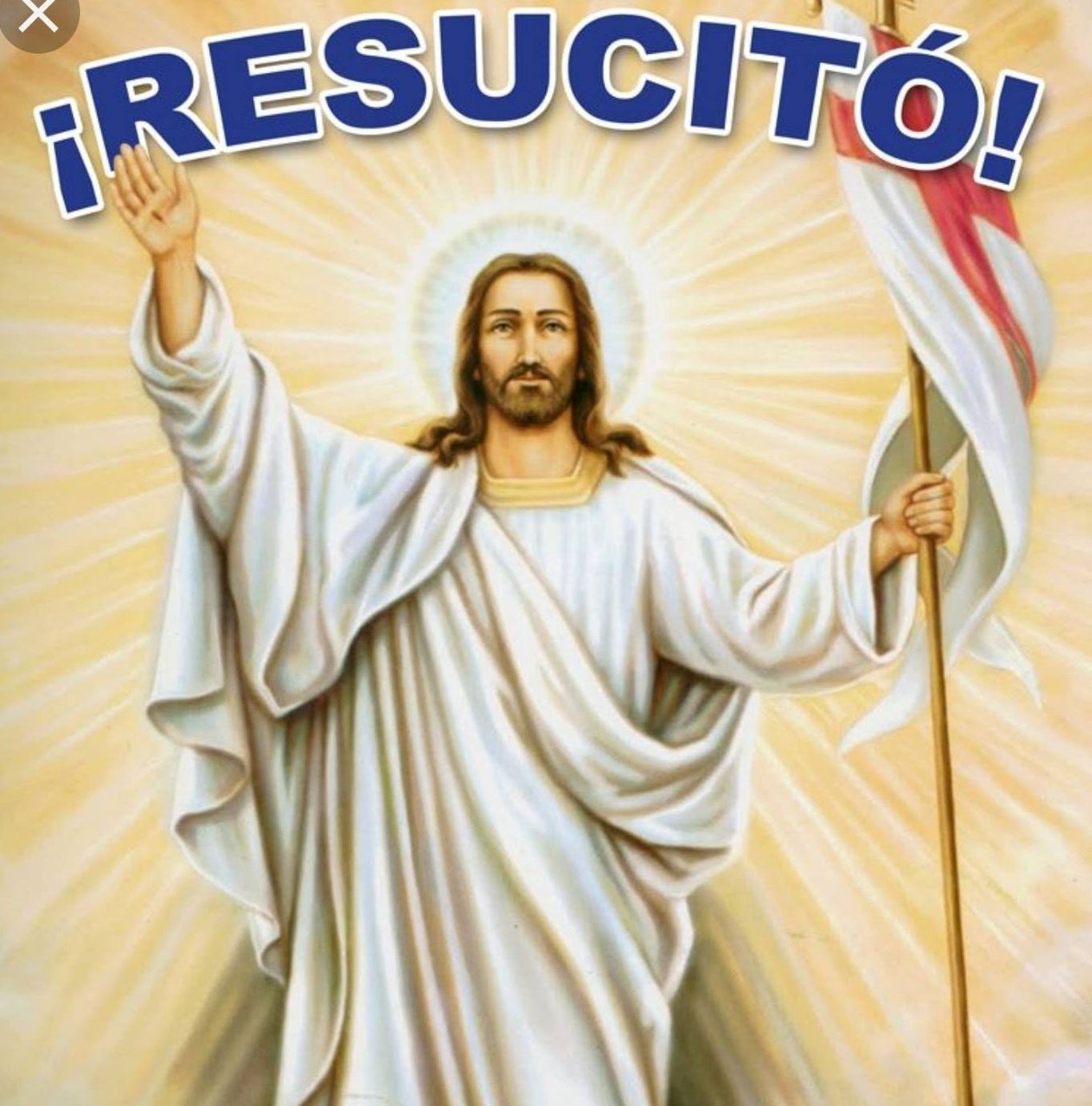 La esperanza de la resurrección en Semana Santa. Cristo resucitó en mí.