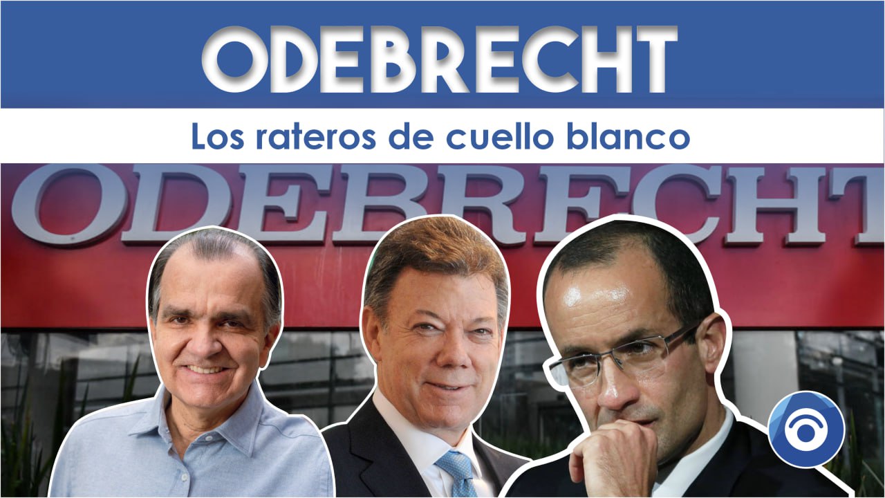 Los rateros de cuello blanco. Oscar Iván Zuluaga, Juan Manuel Santos y Marcelo Odebrecht.
