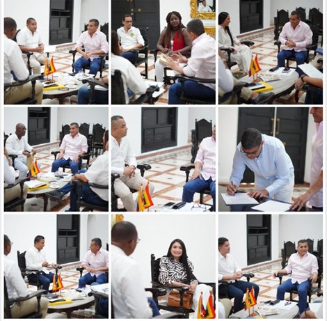 Ternados firman compromiso para reinventar las Alcaldías Locales de Cartagena/ Captura de pantalla