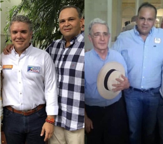 Los viejos recientes tiempos del «Ñeñe» Hernández con Uribe y Duque.