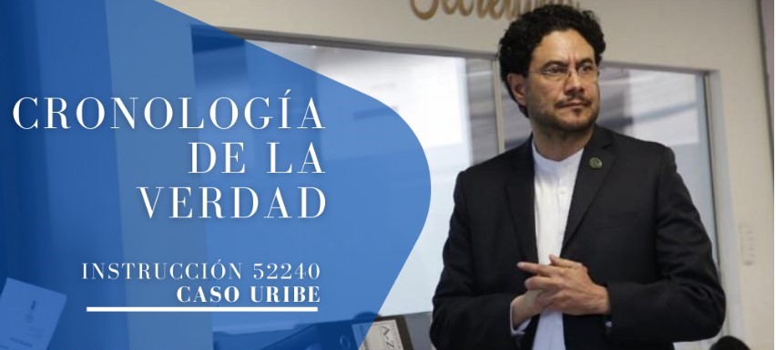 Senador Iván Cepeda Castro, la víctima y el denunciante de Álvaro Uribe, tiene sobre las cuerdas al expresidente Uribe, Impide avance de su juicio criminal. Cortesía.