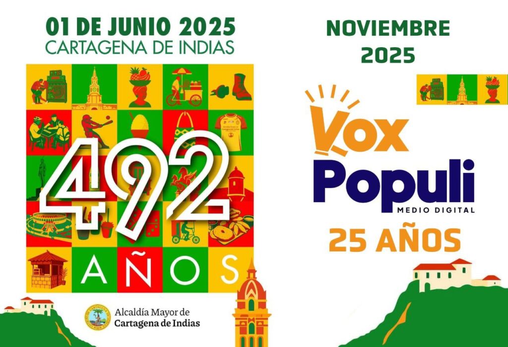¡Feliz Año! La Super Cartagena necesita un regalo: un super POT. ¿Dumek pasará a la historia por ser el super alcalde? VoxPopuli Digital cumplirá 25 años en noviembre 2025