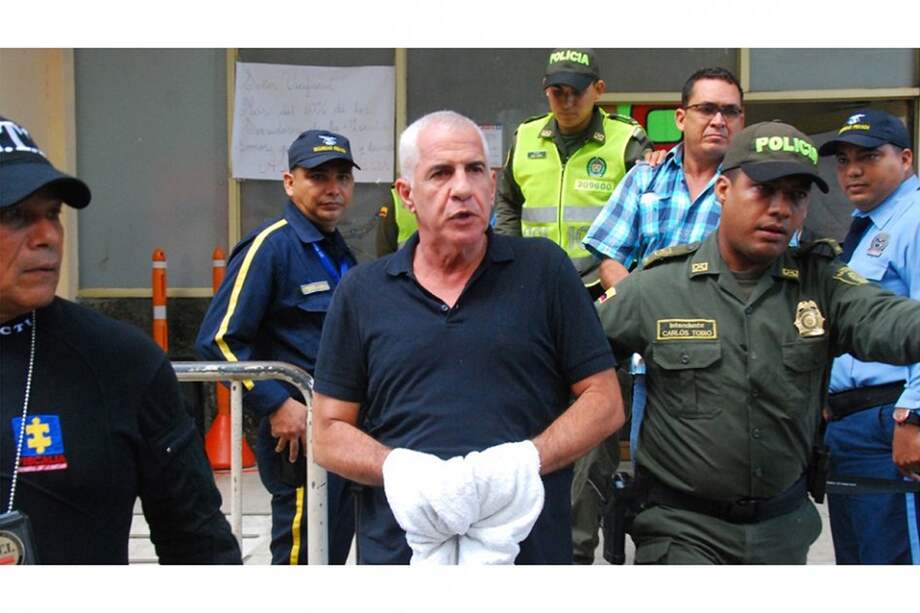 El día que capturaron a Alfonso Hilsaca. Dijo que era "un falso positivo", como en efecto hasta ahora es, según las decisiones de primera y segunda instancia.Cortesía.