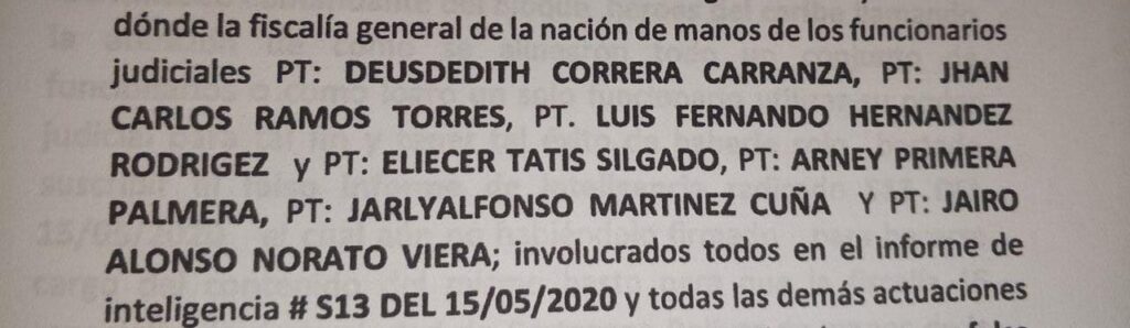 Estos son los investigadores que deben investigar porque son parte del «pequeño error» de la fiscal
