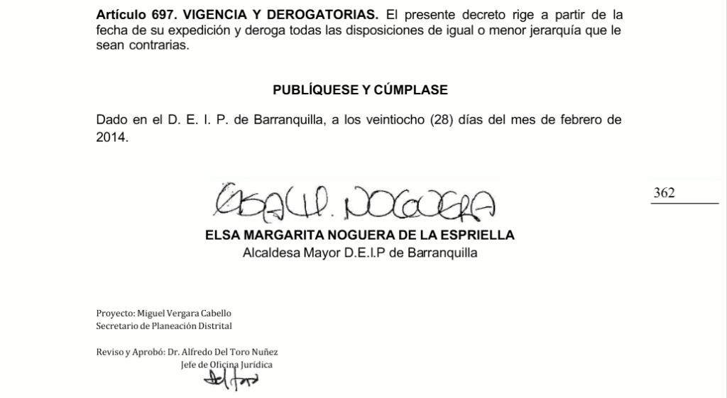 La firma comprometedora de Elsa Noguera. Proyectó Miguel Vergara Cabello. Revisó el Dr. Alfredo del Toro Núñez. ¿Todos a la cárcel?